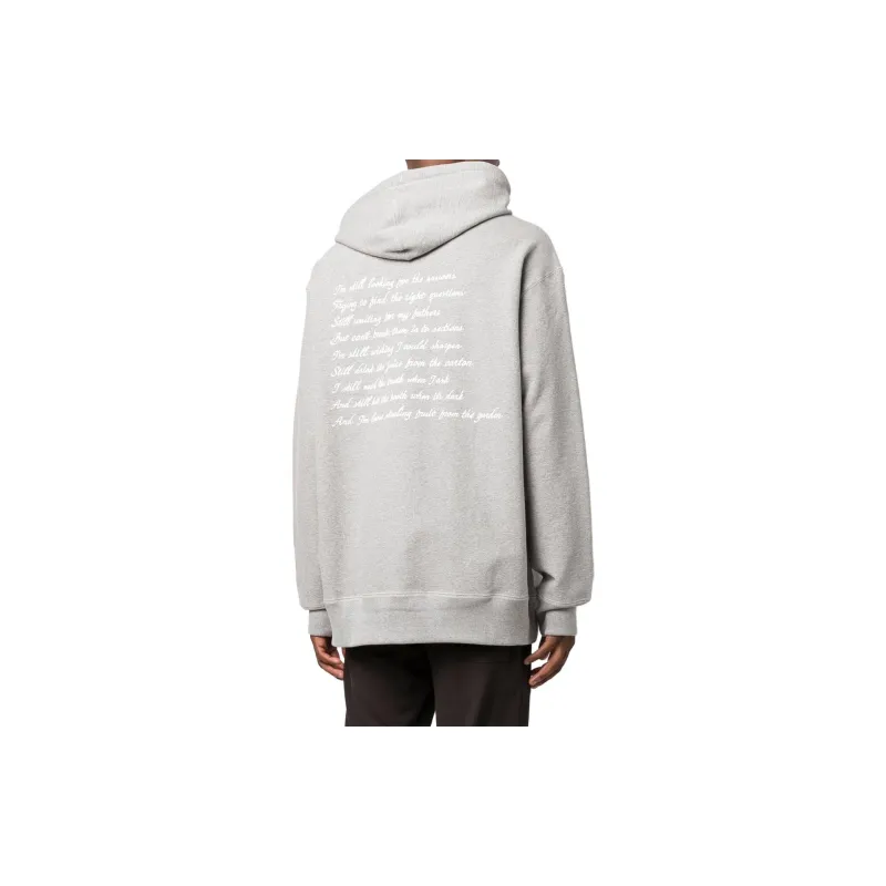 JUNYA WATANABE Slogan print Cotton Hoodie-2