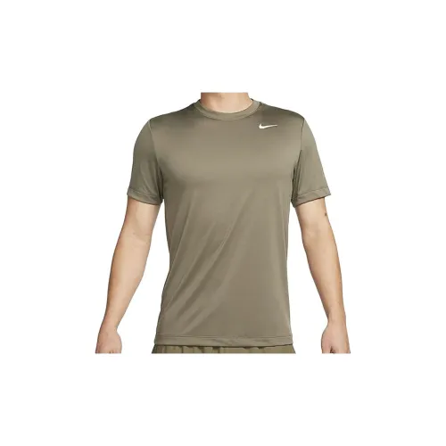 Nike Clothing T-Shirts Men Olive Green