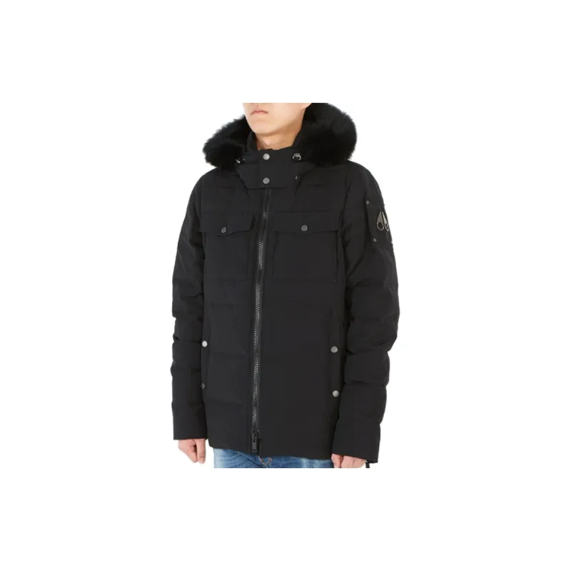Moose Knuckles Down Jackets Men Black-4