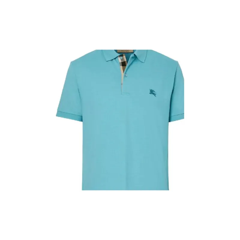 Burberry Polo Shirts Men Blue-2