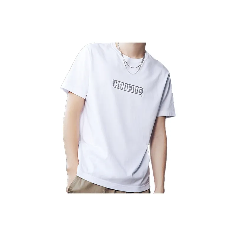 LiNing Basketball Collection Summer T Shirt Men's Standard White-1