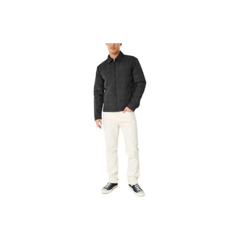 Hollister Jackets Men Black-1