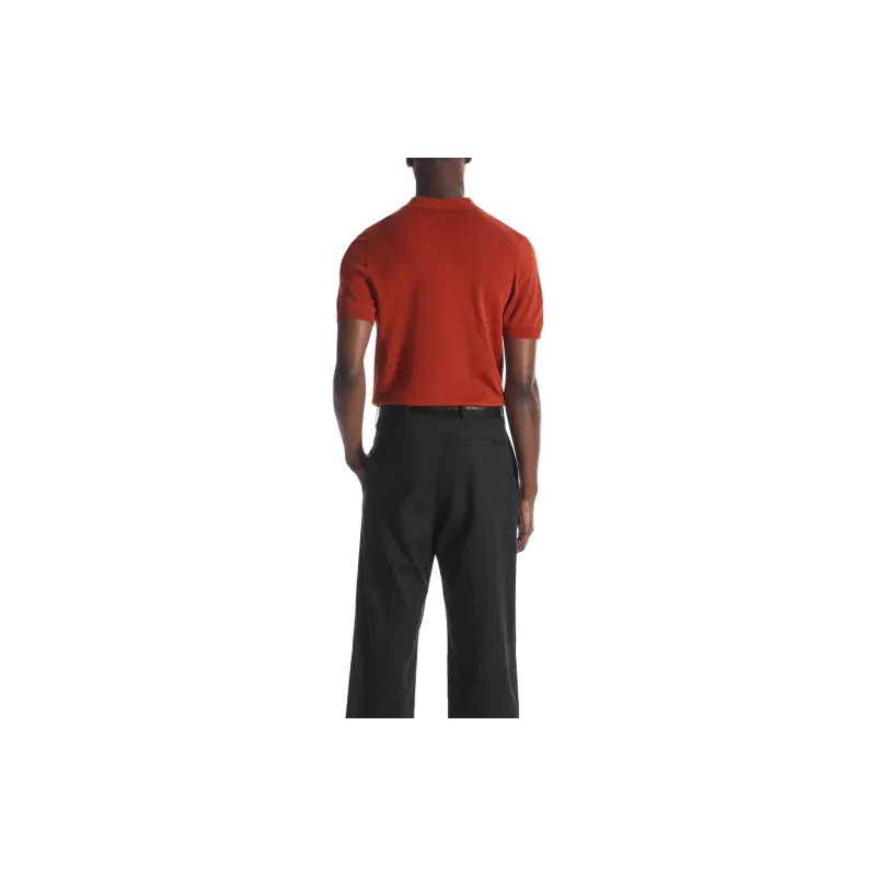 COS Polo Shirts Men Crimson-2