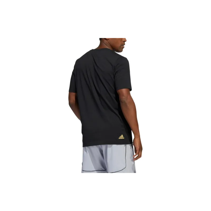 Adidas T Shirts Men Black-2