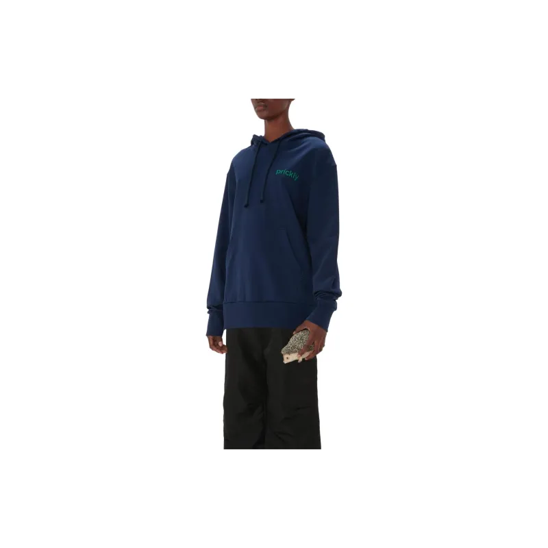 JW Anderson Prickly Slogan print Hoodie-3