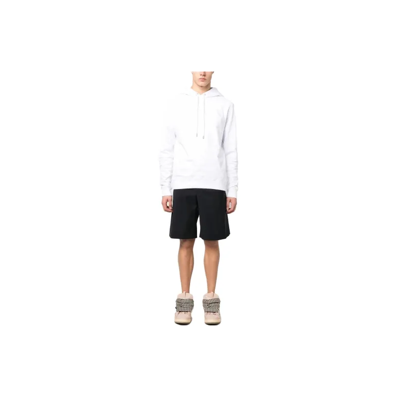Lanvin Logo Embroidered Drawstring Hoodie-1