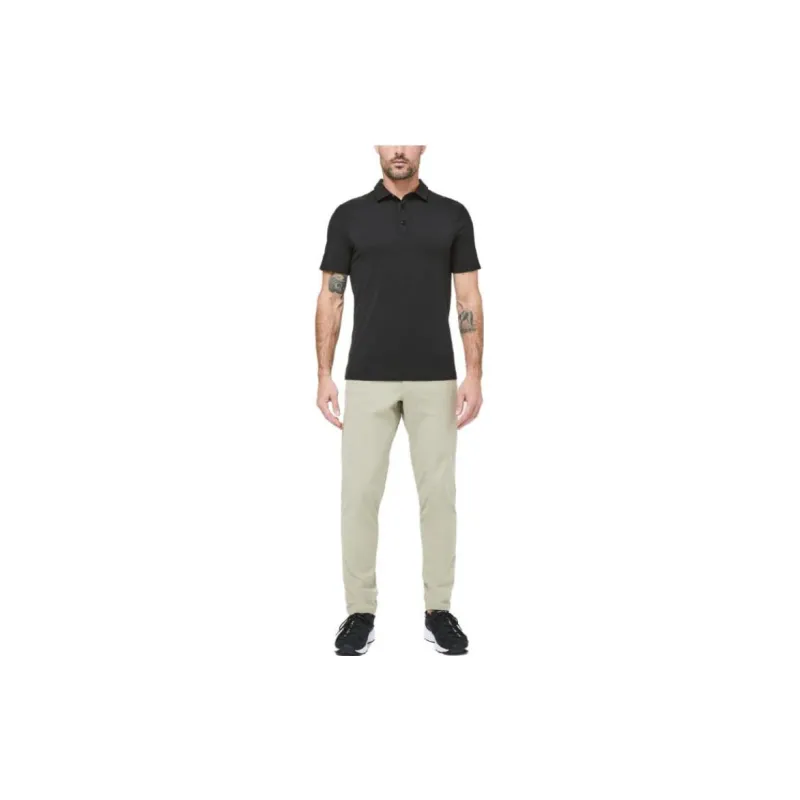 Lululemon Evolution Polo Shirts Men Black-1