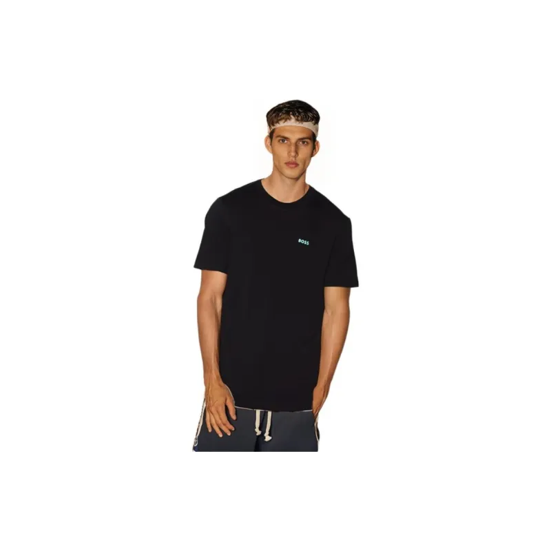 HUGO BOSS T Shirts Men Pitch Black-8