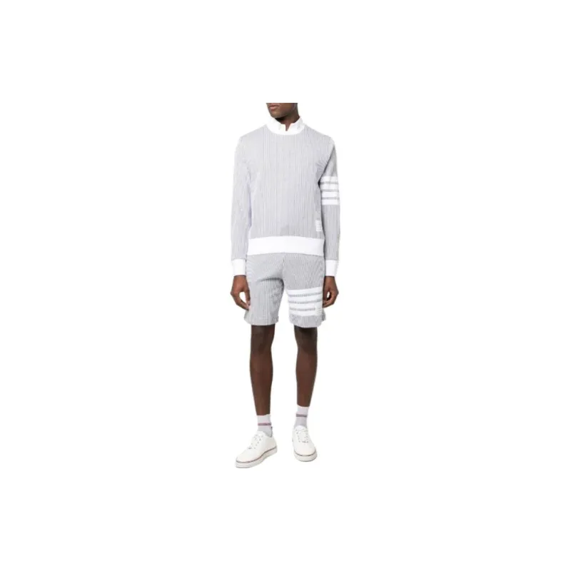 THOM BROWNE 4 Bar Stripe Track Shorts-1