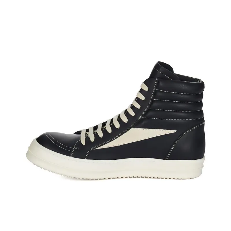 RICK OWENS/RO Porterville High Top Skateboard Shoes Men's Black-0
