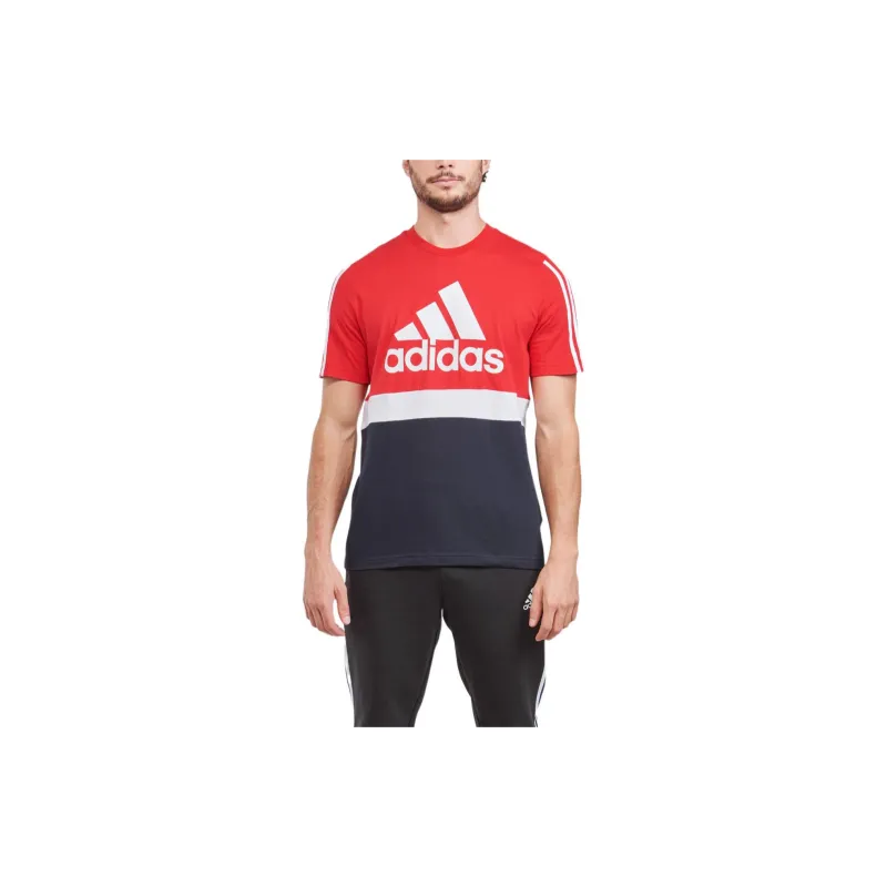 Adidas Free Shipping With AdiClub Essentials Colorblock Tee-1