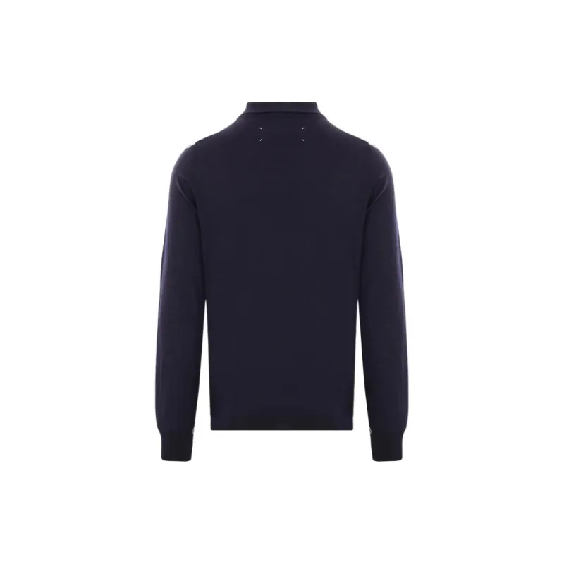 Maison Margiela Wool Polo Shirt-1