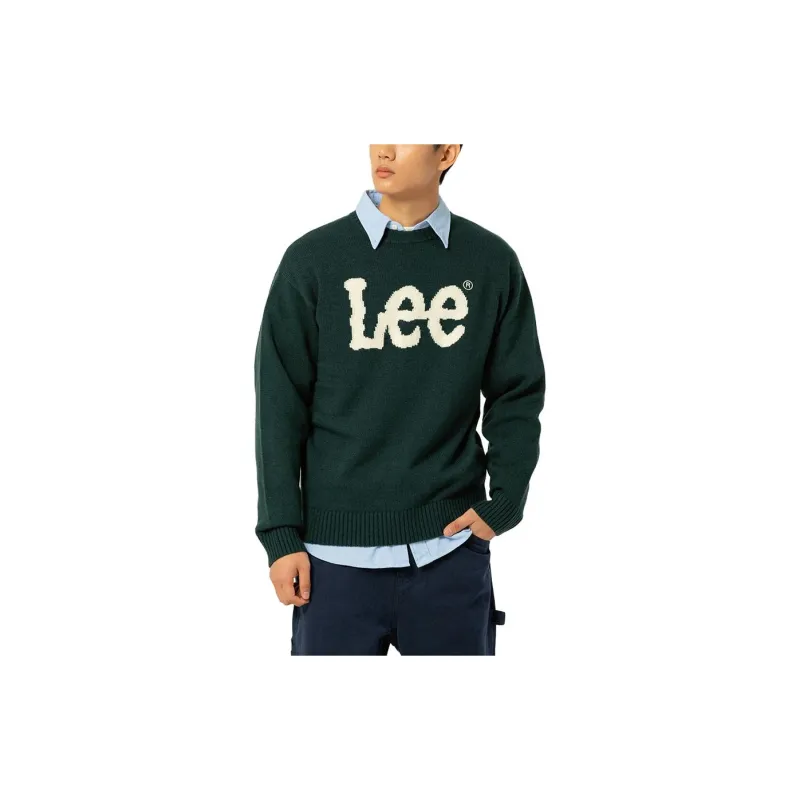 Lee FW23 Sweatshirt Unisex Dark Green-4