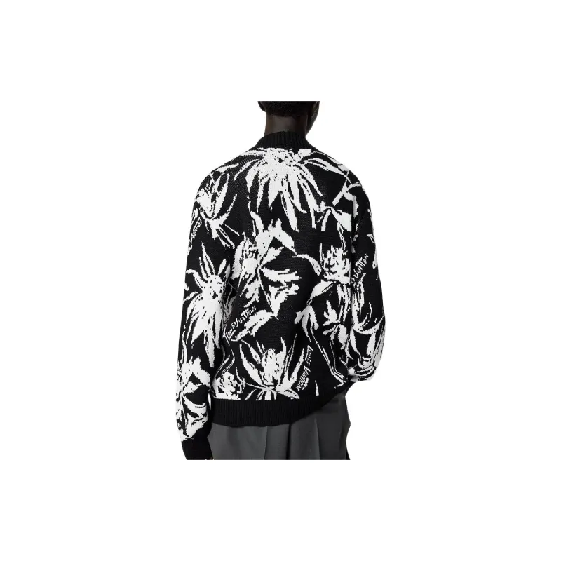 LOUIS VUITTON Thistle Jacquard Cardigan-4