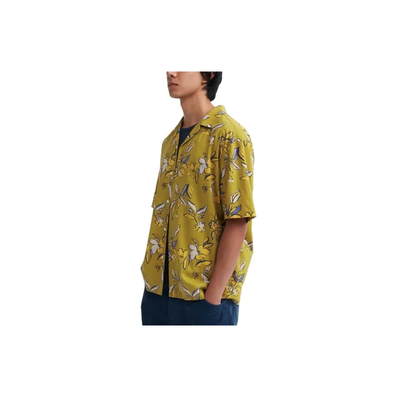 UNIQLO Shirts Men Earth Yellow-1