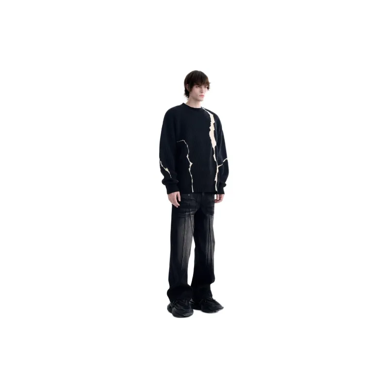 TIWILLTANG Knitted Fabric Sweater Unisex-7