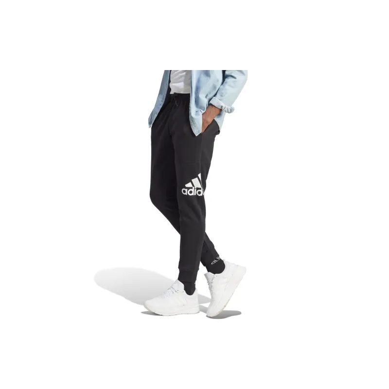 Adidas Essentials French Terry Tapered Cuff Logo Pants-4