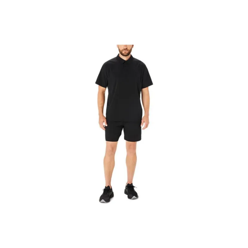 Asics Polo Shirts Men Black-3