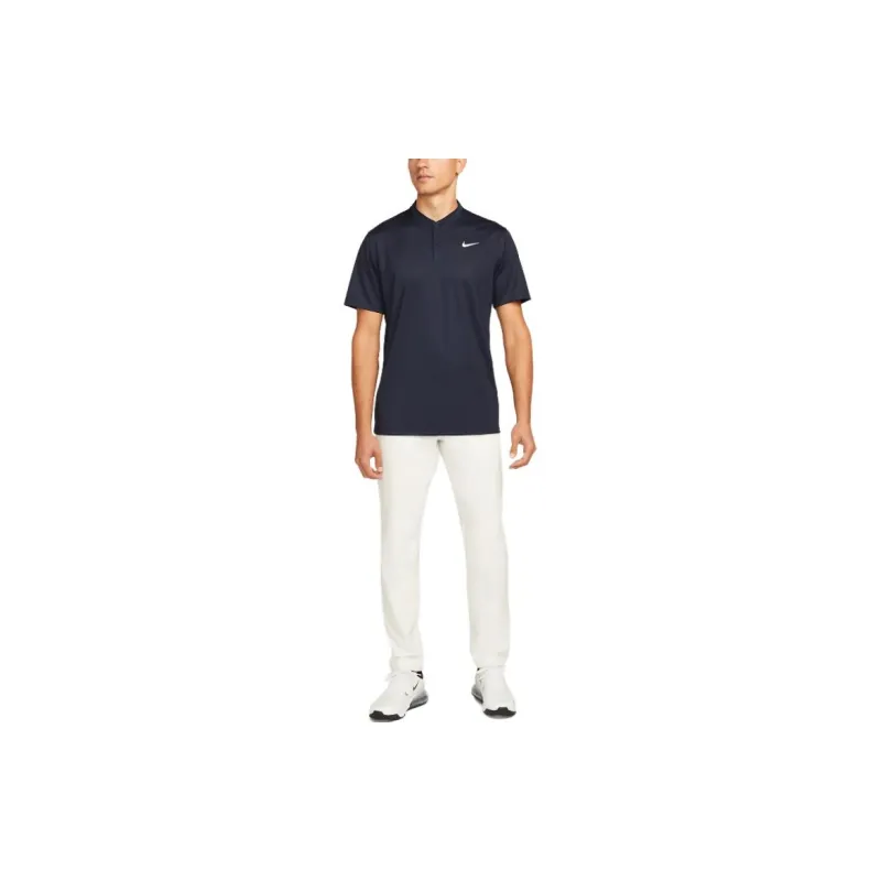 Nike Polo Shirts Men Navy Blue-2