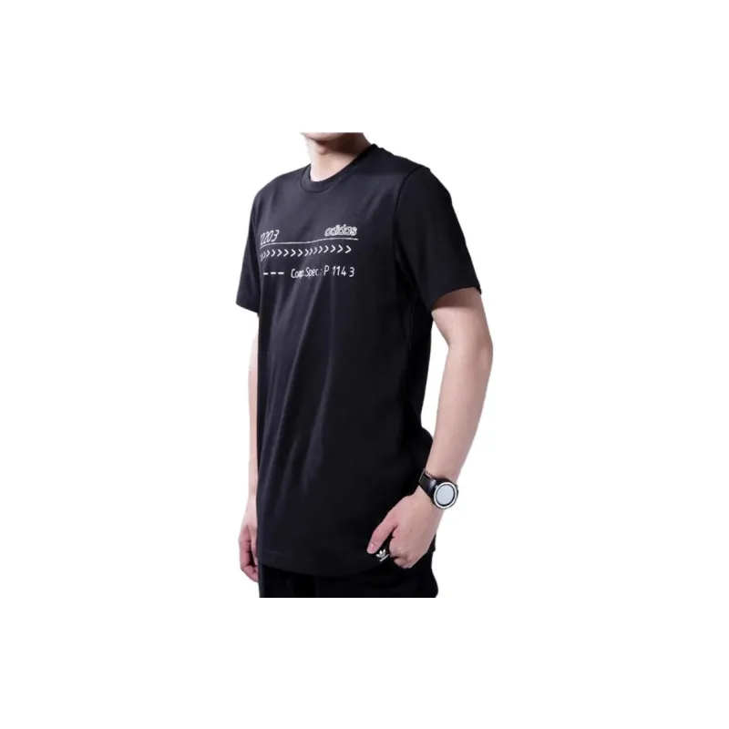 Adidas Originals T Shirts Men Black-1