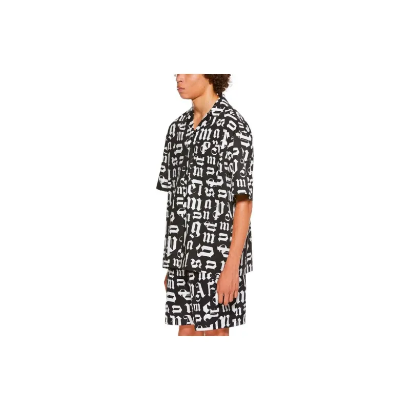 PALM ANGELS Shirts Men Black-5
