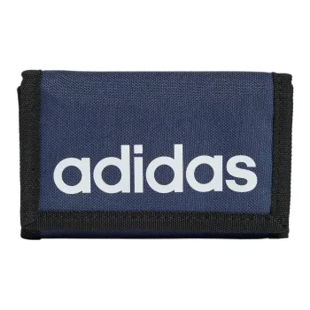 Adidas Recycled Polyester Canvas Wallet Unisex Shadow Marine Blue & White