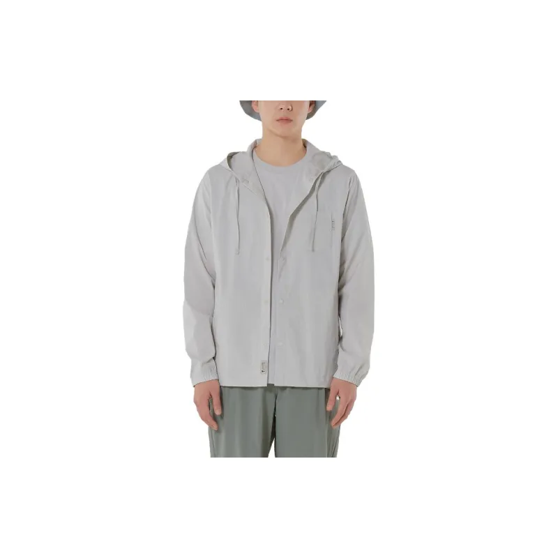 Snow Peak Windbreaker Jackets Men Gray-3