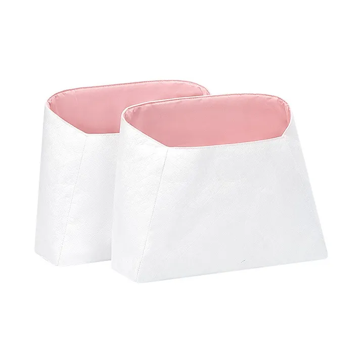 FANJI DuPont Paper Liner Storage Bag Merch Unisex Golden/Peach Pink-5