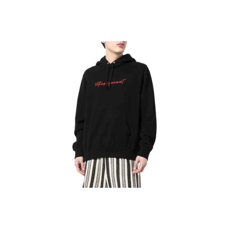 UNDERCOVER Nothing Is Permanent embroidered Hoodie-3