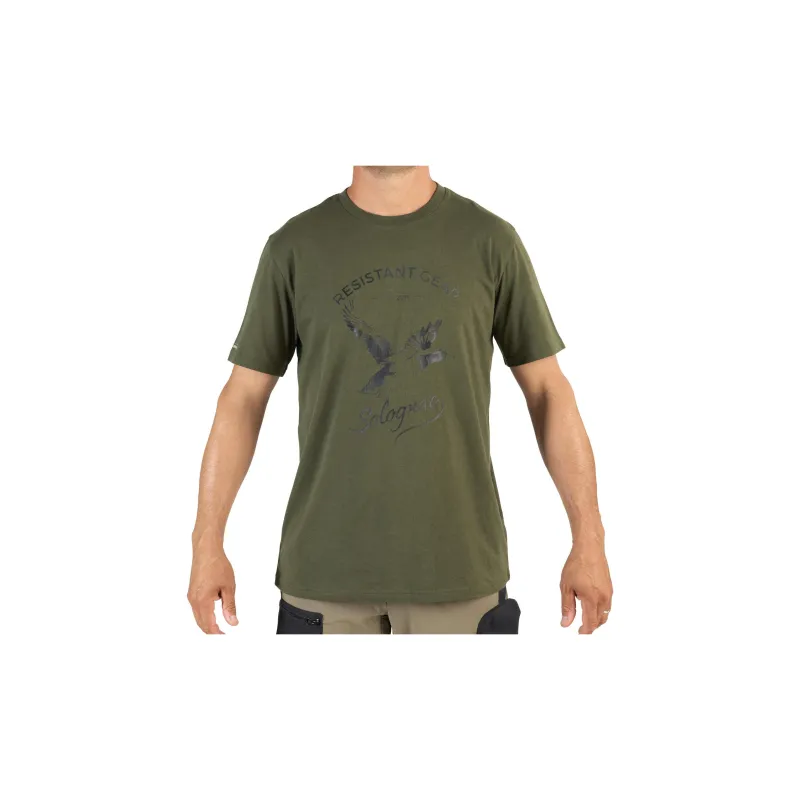 DECATHLON T Shirt Men's Army Green-2