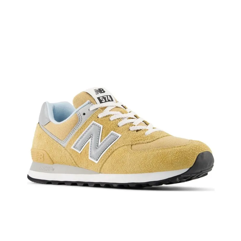 New Balance 574 Yellow Suede-1