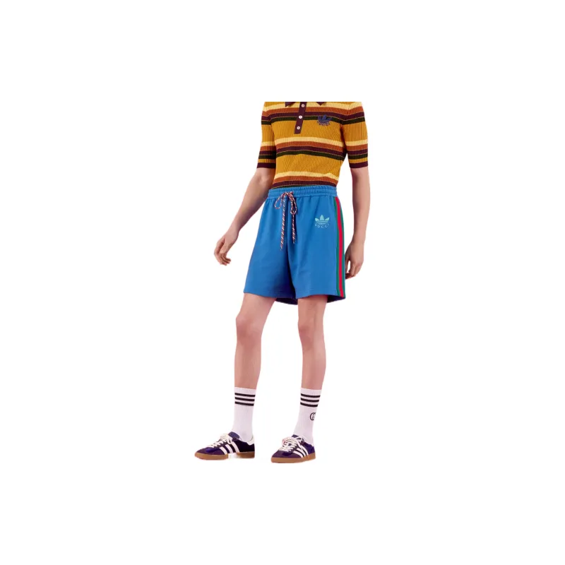 GUCCI X Adidas Cotton Shorts-4