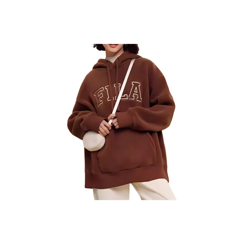 FILA Sweatshirts Unisex Coffee Khaki-3