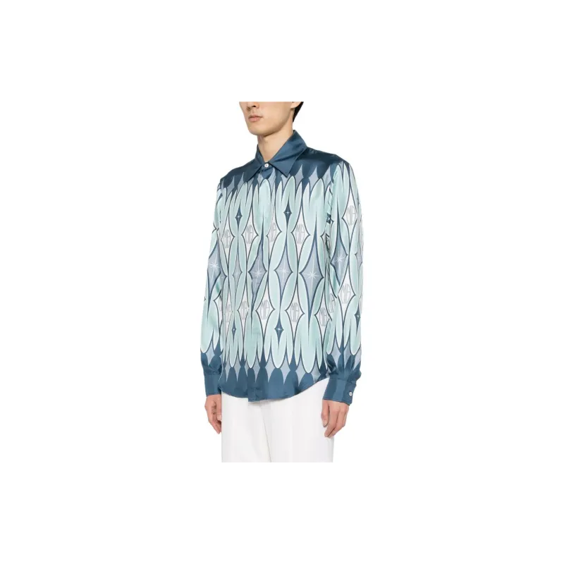 AMIRI Graphic Printed Buttoned Shirt-3