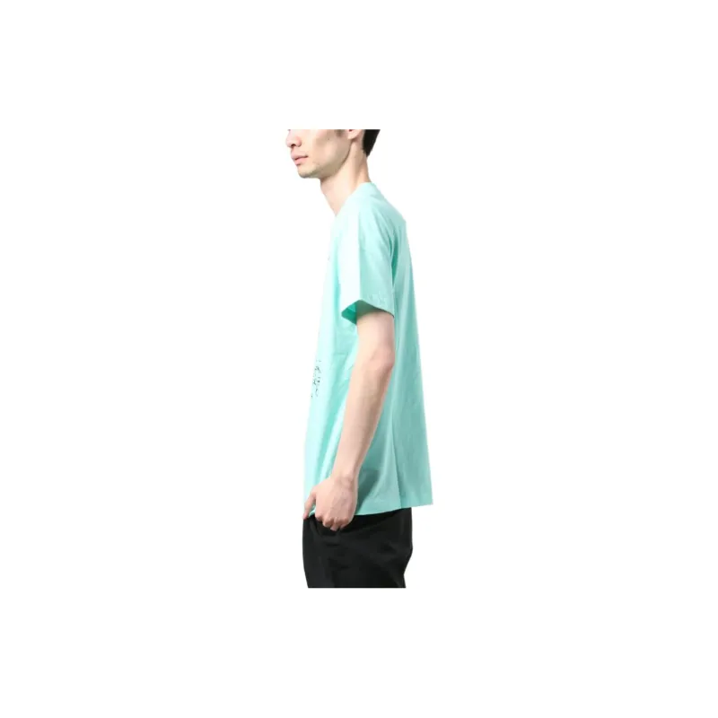 Nike T Shirts Men Turquoise-3