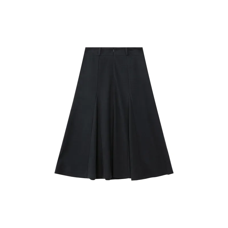 NAUTICA Casual Long Skirts Women's Navy Blue-1