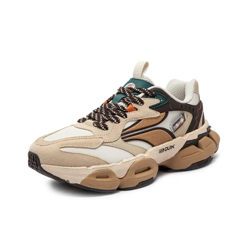 361° Spirit Eye PRO Anti Slip Wear Resistant Low Top Casual Shoes Men's Apricot Tea Brown-1