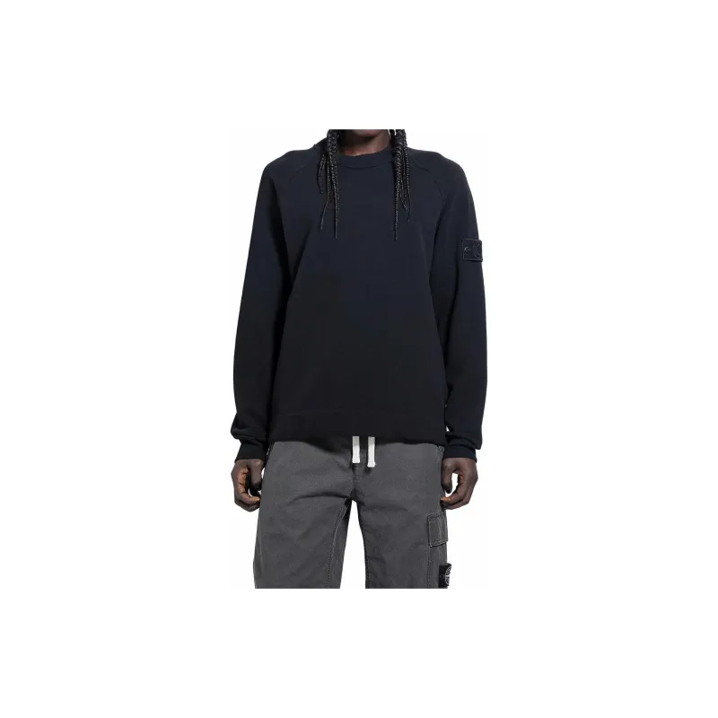 STONE ISLAND Compass Patch Crewneck Sweatshirt-2
