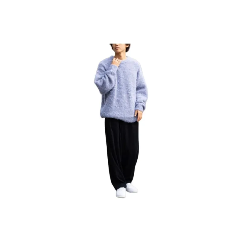 Beams Sweaters Men Purple-1