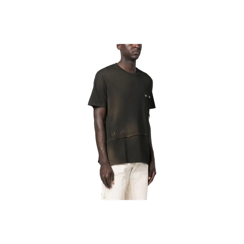 BALMAIN T-Shirts Men Brown-2