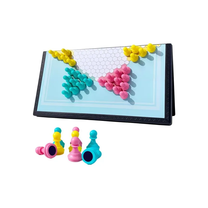 M&G Checkers Board Set With Magnetic Checkers Board Games-1