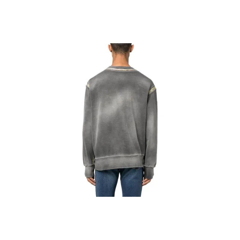 DIESEL Sweatshirts Men Gray-2