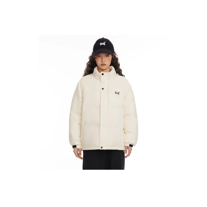 Teach Peace Casual Down Jacket Unisex-2