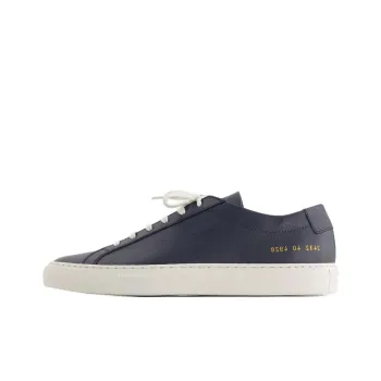 COMMON PROJECTS Achilles Contrast Bumpy Low Top Skateboard Shoes Men's Blue