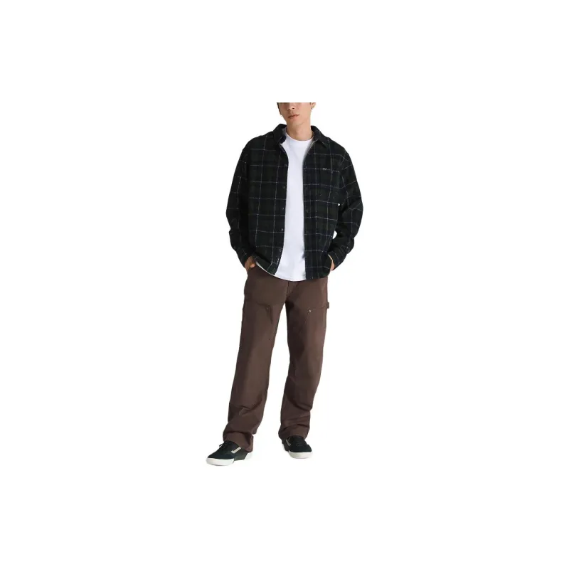 Vans Ave Skate Drill Chore Loose Carpenter Pants Casual Pants Men's Brown-1
