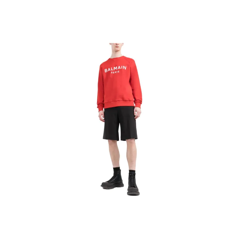 BALMAIN Sweatshirts Men Red-1