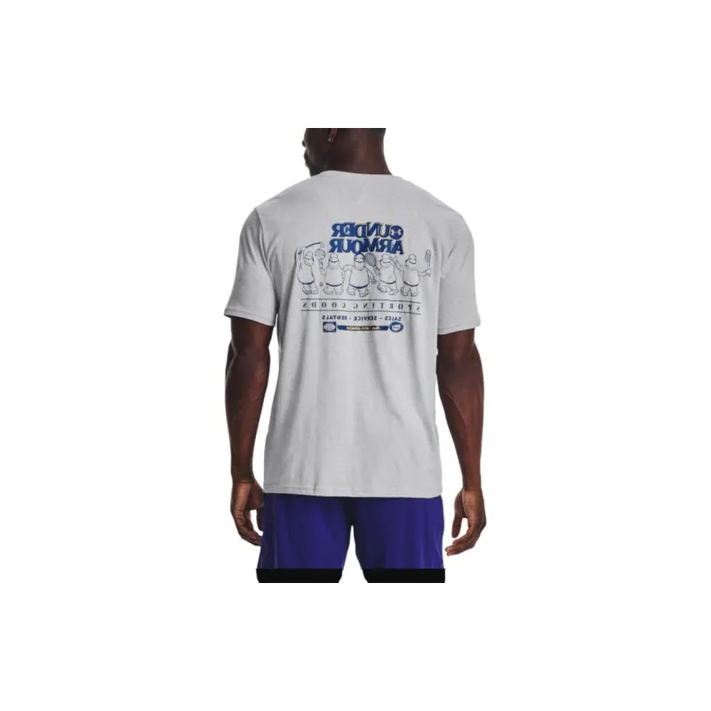 Under Armour T Shirt Men's Light Modern Gray-3