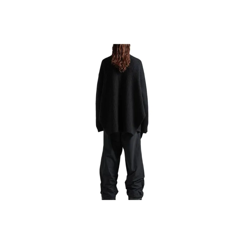 Balenciaga Half Zip High Neck Poncho-3