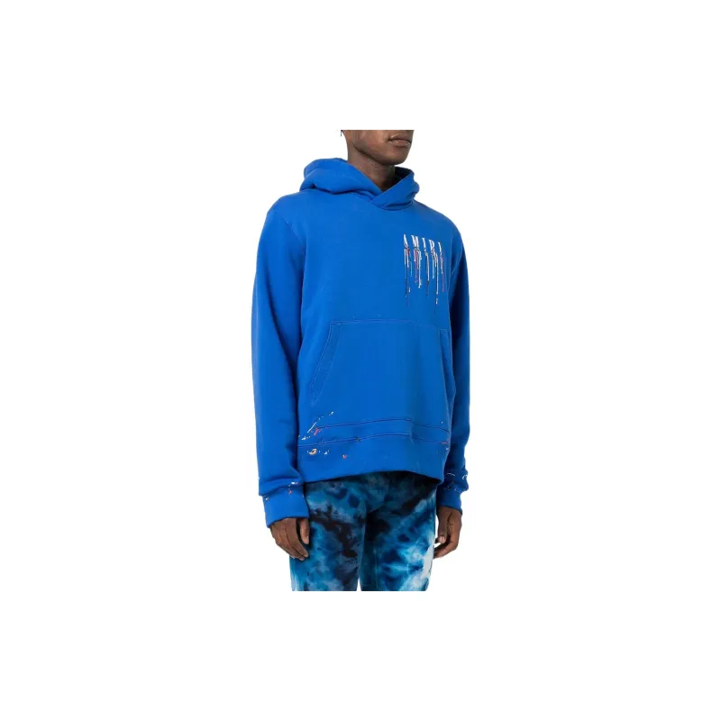 AMIRI Paint Drip Core Logo Hoodie-2