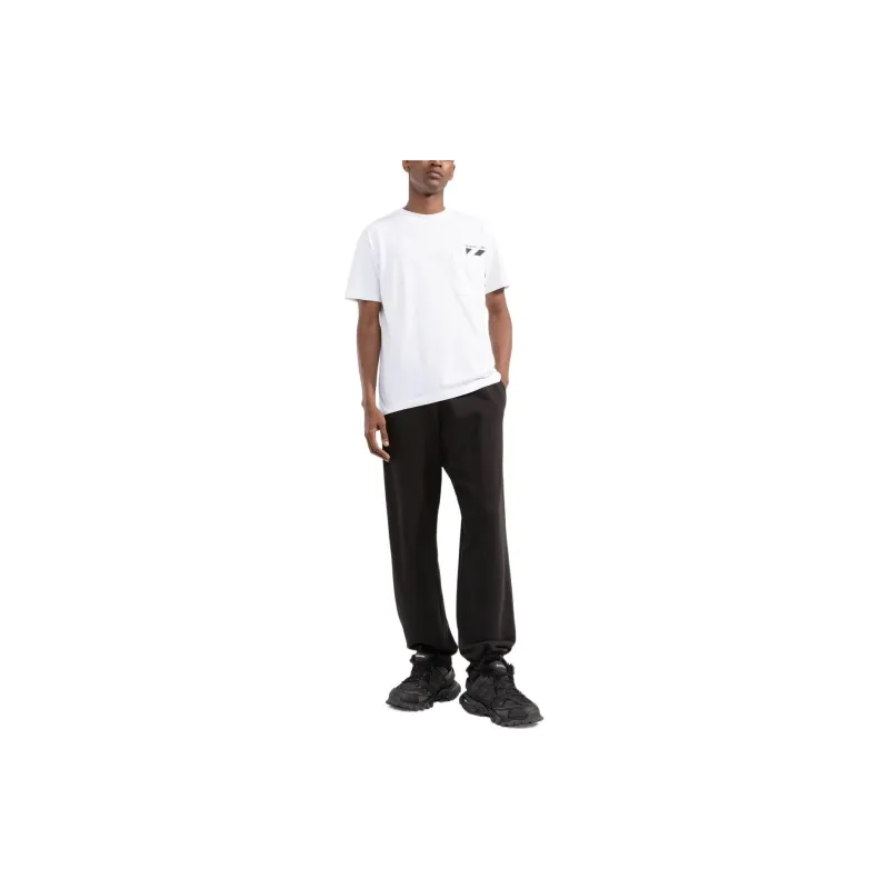 OFF WHITE Diag Stripe Pocket Tee-1